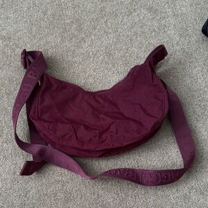 Baggu Oxblood Limited Edition Small Crescent